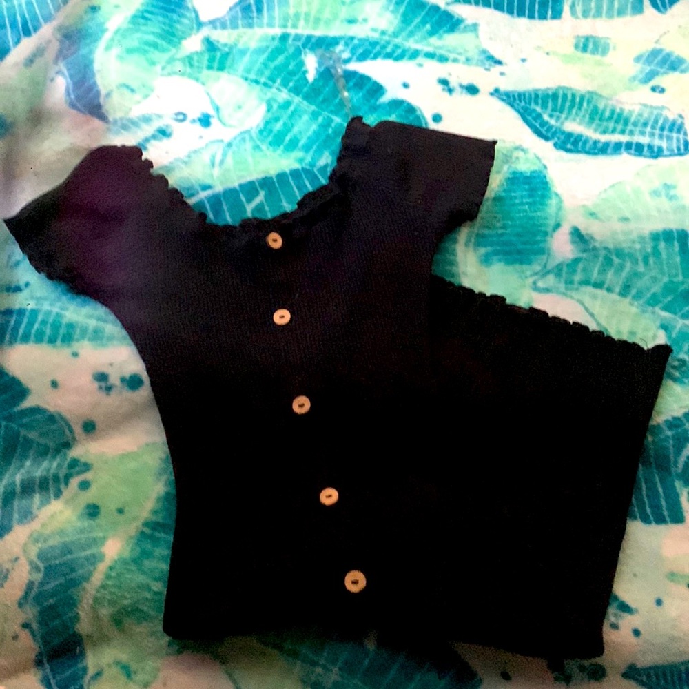-love charm. Size small. light purple /black dress-large -Derek heart